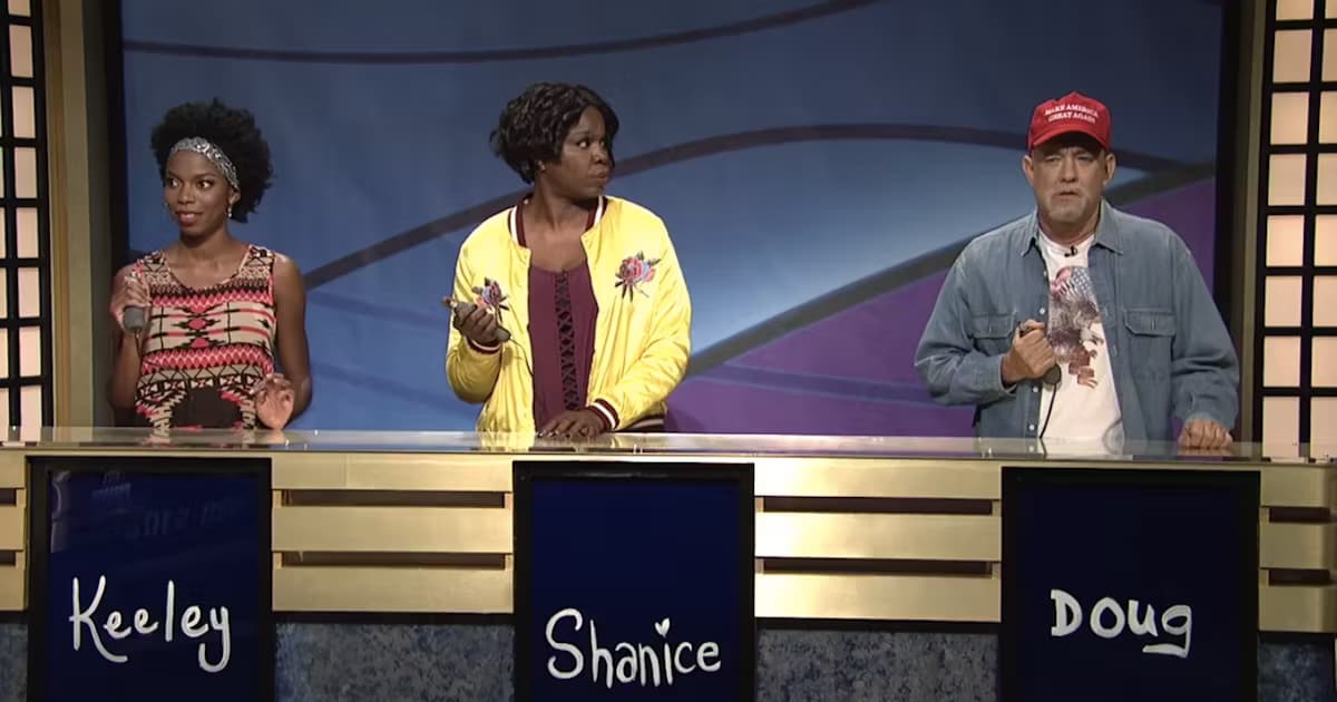 SNL: Black Jeopardy with Tom Hanks – Joyfully Making a Point
